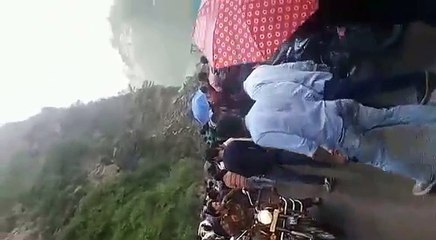 Massive Landslide On Chandigarh-Shimla National Highway near Dhalli tunnel