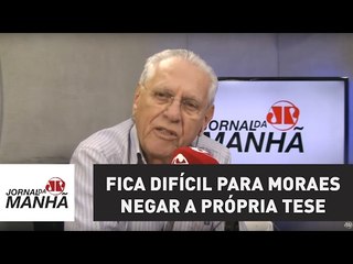 Fica difícil para Moraes negar a própria tese; Sócrates não o fez | Joseval Peixoto