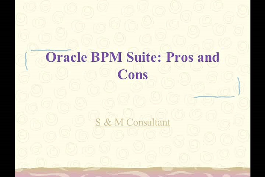 Oracle BPM Suite