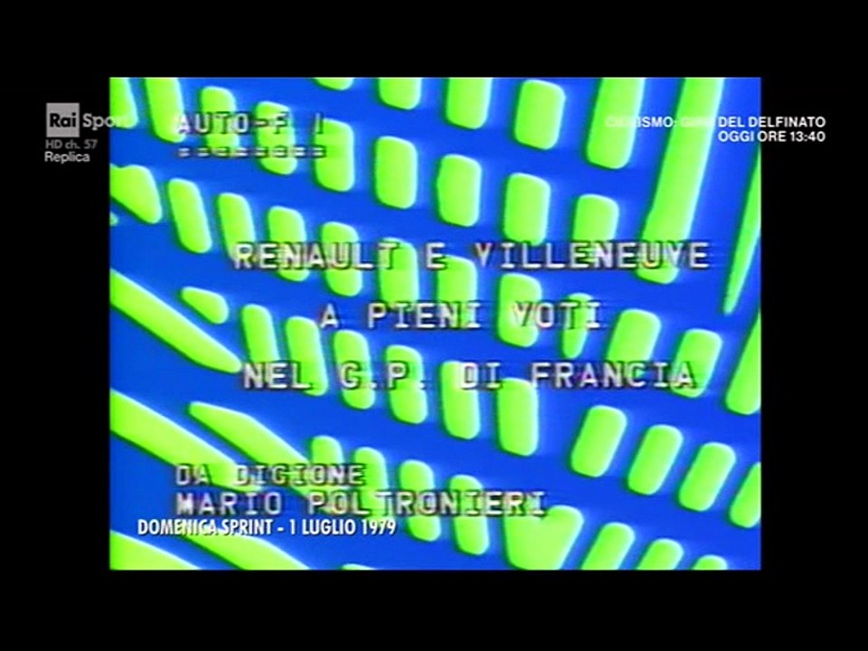 Domenica sprint dell'1 luglio 1979