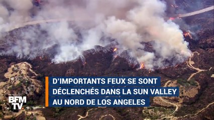 En Californie, des automobilistes se retrouvent tout près des flammes