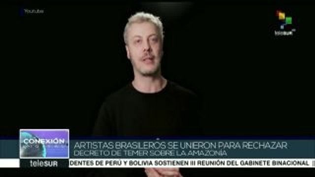 Artistas de Brasil llaman a defender la Amazonía