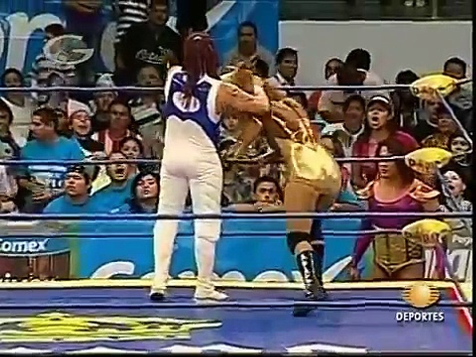 AAA-Sin Limite  2009.07.19  Zapopan  01 Aero Star & Fabi Apache vs. Billy Boy & Sexy Star