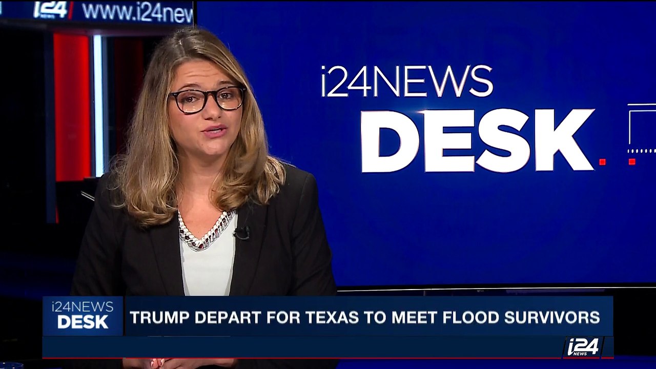 i24NEWS DESK | Trump departs for Texas to meet flood survivors | Saturday, September 2nd 2017