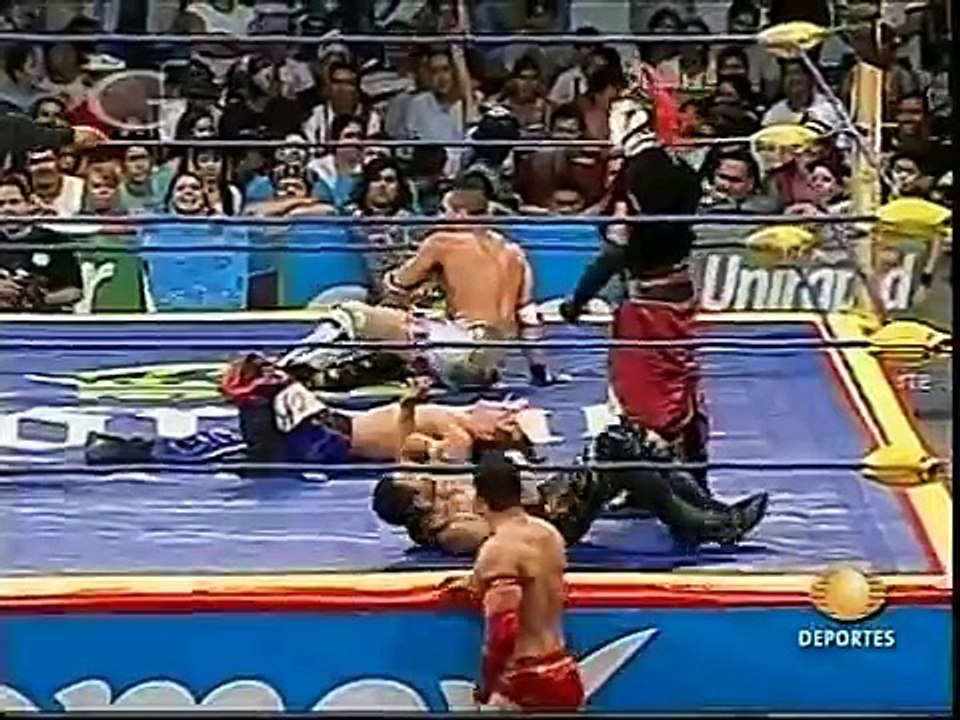 AAA-Sin Limite  2009.07.19  Zapopan  04 Alex Koslov, Sugi San & Teddy Hart vs. Extreme Tiger, Jack Evans & Rocky Romero