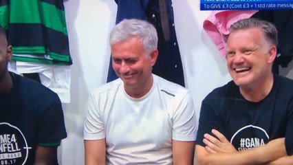 Alan Shearer Makes Fun Of Jose Mourinho At Game for Greenfell!