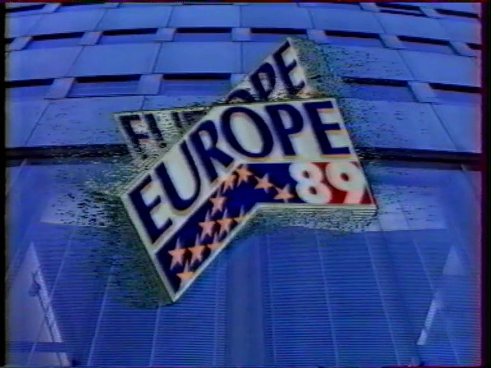 TF1 - 18 Juin 1989 - Pubs, bande annonce, début "Elections Européennes 1989" (Robert Namias)