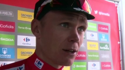 La Vuelta 2017 - Chris Froome : "Demain dimanche ? Des attaques de partout"