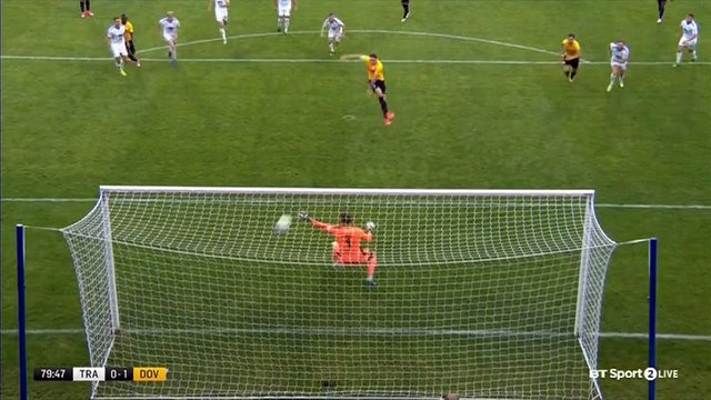 0-1 Ryan Bird Penalty Goal England National League - 02.09.2017 Tranmere Rovers 0-1 Dover Athletic