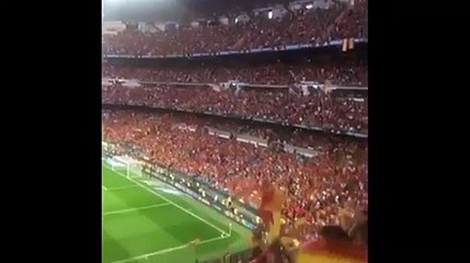 SPAGNA ITALIA , IN TRIBUNA SPUNTA PATRIC