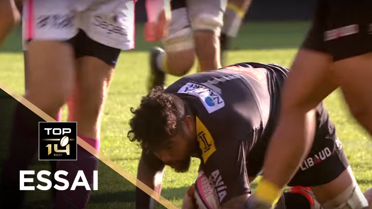 TOP 14 - Essai Afa AMOSA (SR) - Paris - La Rochelle - J2 - Saison 2017/2018