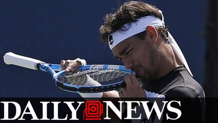 Italian booted from U.S. Open for calling female umpire a 'whore'