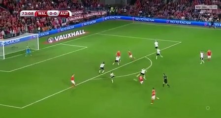 Wales vs Austria 1-0 Ben Woodburn Good Goal