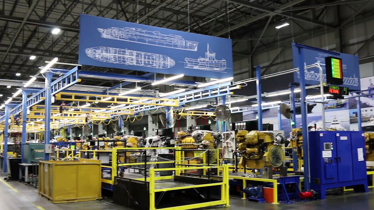 Caterpillar Engine Factory Tour - video Dailymotion