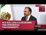 Luis Videgaray rinde protesta como Secretario de Relaciones Exteriores