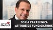 Doria parabeniza atitude de funcionários da prefeitura regional de Pinheiros | Jornal da Manhã
