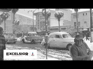 La histórica nevada de 1967 en la CDMX