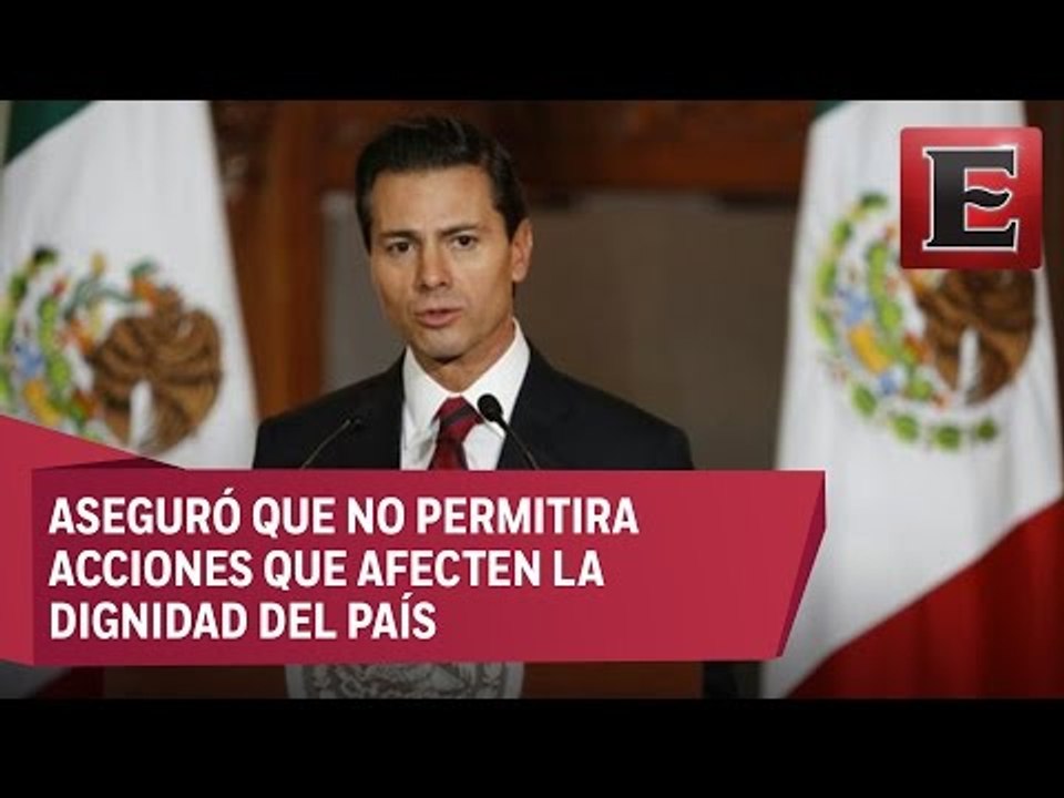 EPN asegura que México no pagará el muro fronterizo