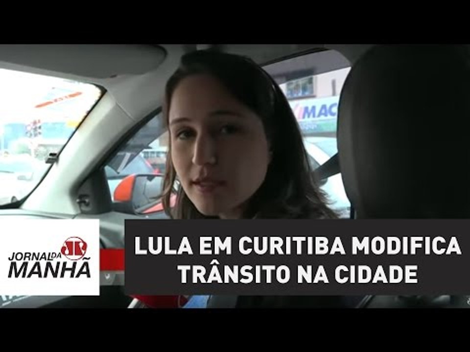 Depoimento de Lula em Curitiba modifica trânsit...