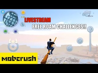 Gangstar Vegas Mobcrush LiveStreams - FREE ROAM CHALLENGES!!