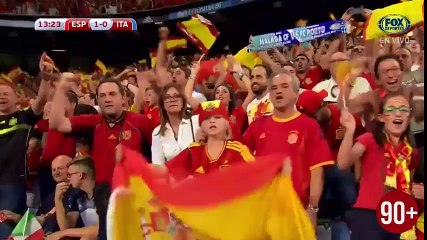أهداف مباراة I اسبانيا 3 - 0 ايطاليا