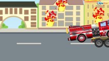 Le Camion de pompier Rouge - 1H Compilation pour petits - Vidéo Éducative de Voitures Pour Bébés