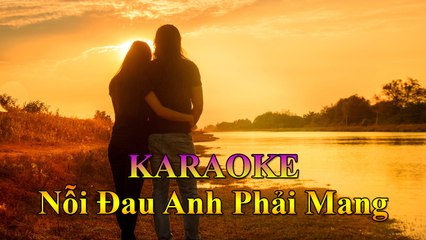 Remix Music - Karaoke : Nỗi Đau Anh Phải Mang [ Entertainment - Nhạc Trẻ Hay ]