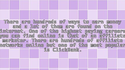 Some Tips About Being a ClickBank Affiliate