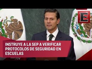 Peña Nieto anuncia medidas en materia educativa