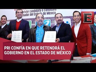 PRI se alía con PVEM, Nueva Alianza y PES en Edomex