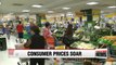 Consumer prices jump on soaring fresh produce prices