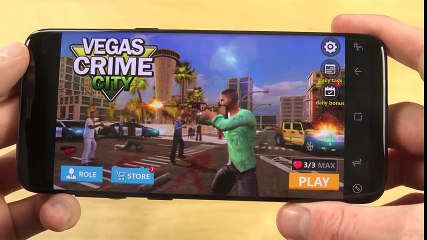 Vegas Crime City Samsung Galaxy S8 Gameplay Review