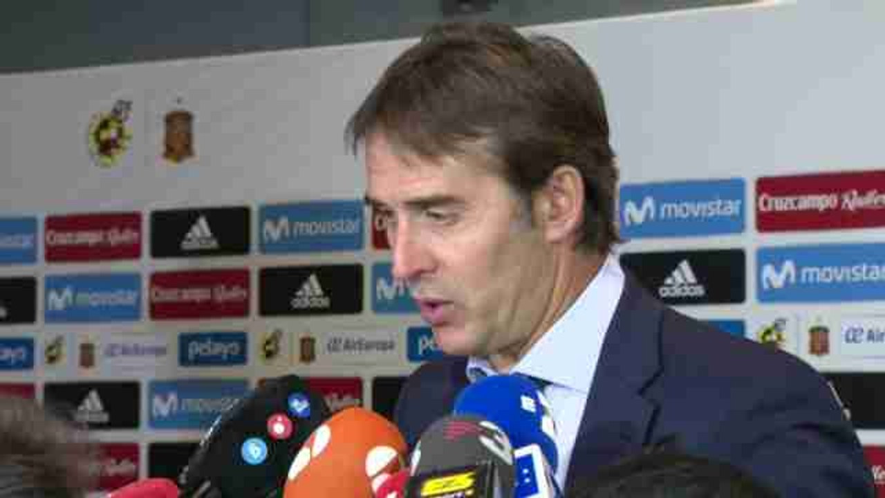 Lopetegui destaca el trabajo de Isco... Y de todo el equipo