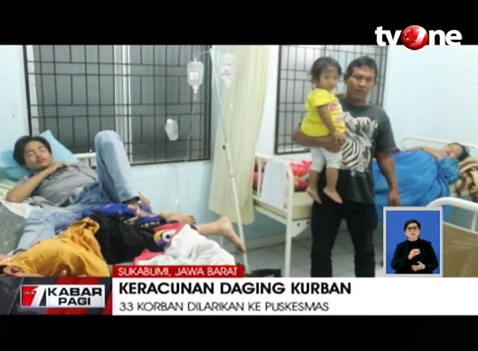 Puluhan Warga Sukabumi Keracunan Daging Kurban