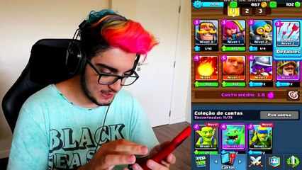CLASH ROYALE - GANHEI A CARTA MAIS RARA DO JOGO ?!