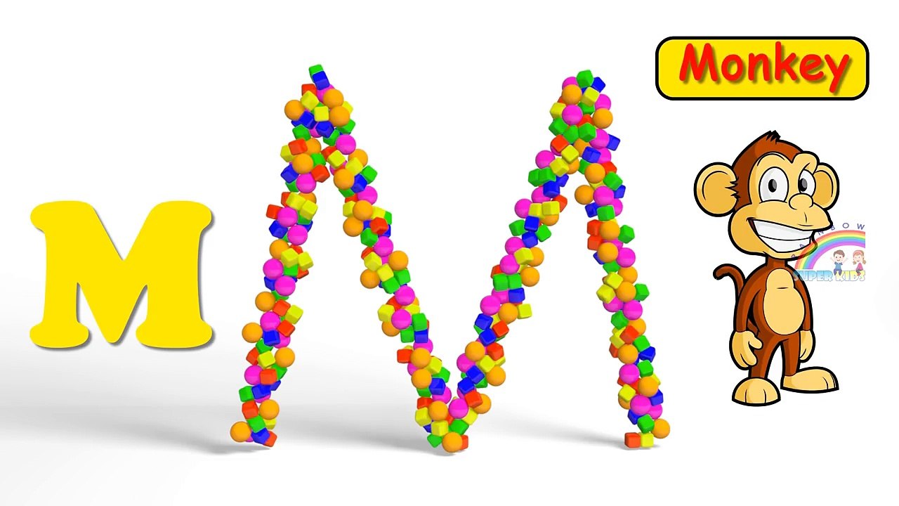 Learn Alphabets for toddlers, Learn ABC with 3D Colorful Candies, Learning alphabets for k