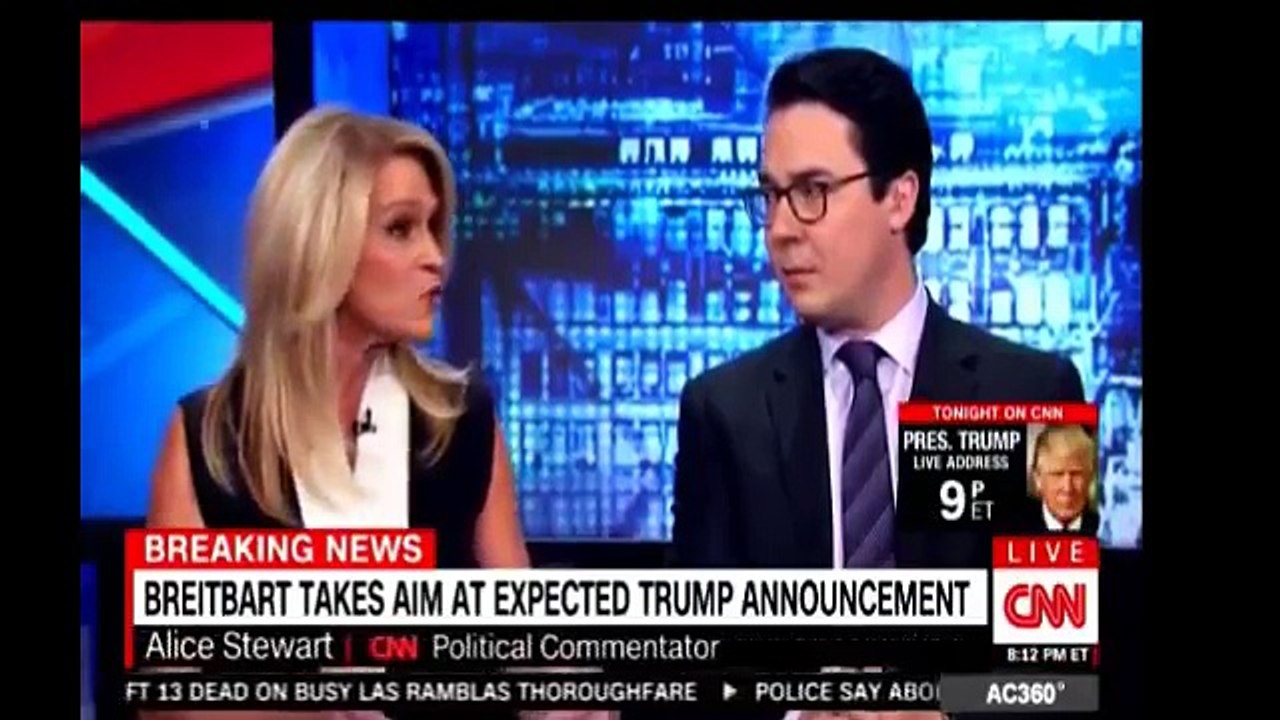 Anderson Cooper 360: BREIBART TAKES AIM AT EXPECTED TRUMP ANNOUNCEMENT