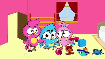 Birds Family Angry Shark Eps Cartoon Animation Nursery Rhymes by Arnold Thurlow