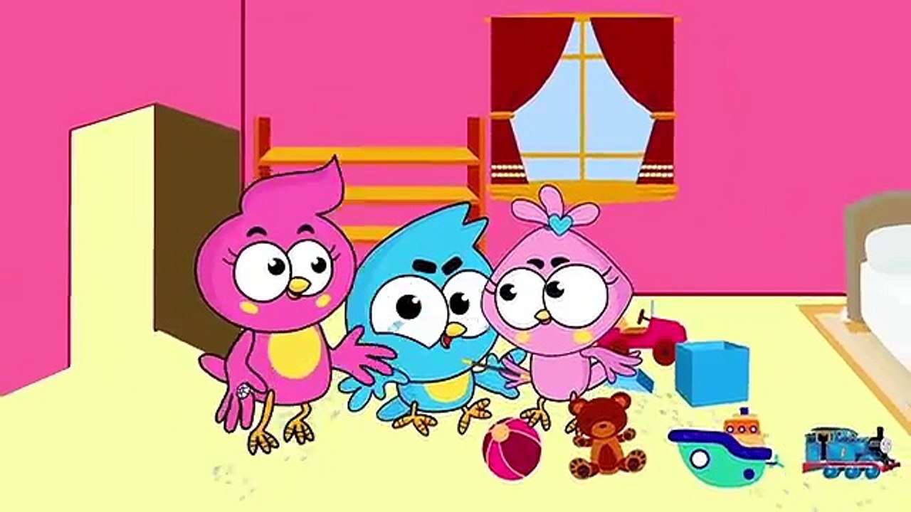 Birds Family Angry Shark Eps Cartoon Animation Nursery Rhymes by Arnold Thurlow
