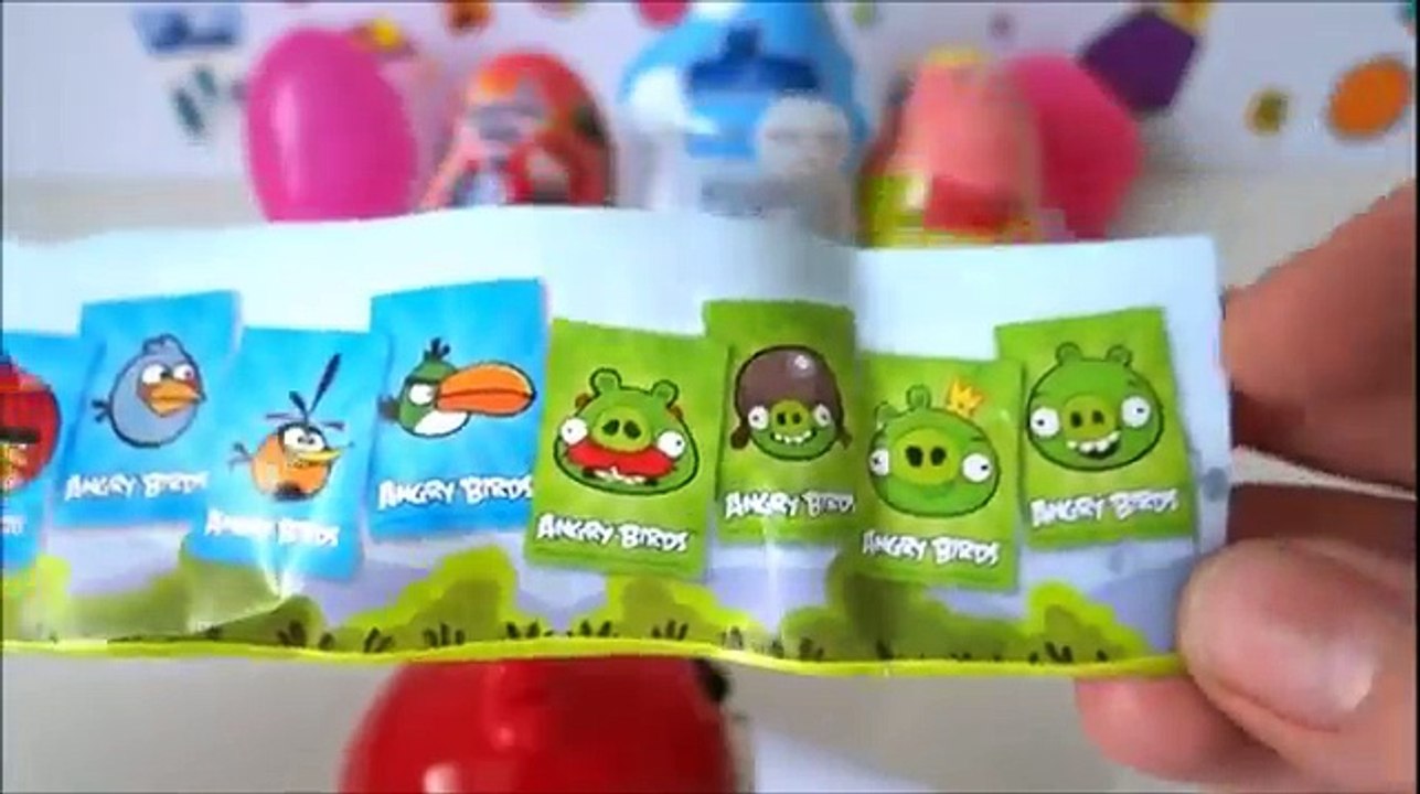 1000 surprise eggs! Disney Cars PLANES The SMURFS Toy Story HELLO KITTY Angry Birds Play-D
