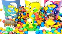 Peppa Pig Wrong Heads Finger Family Nursery Rhymes The Smurfs Mickey Learn Colors with Mys