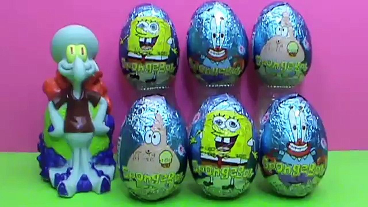 Niños sorpresa juguetes y Bob Esponja kvadratnыe shtanы kynderы Juguetes con sorpresas, sp unboxing
