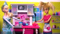 Barbie Maşa ve Chelseaye Pasta Yapıyor!