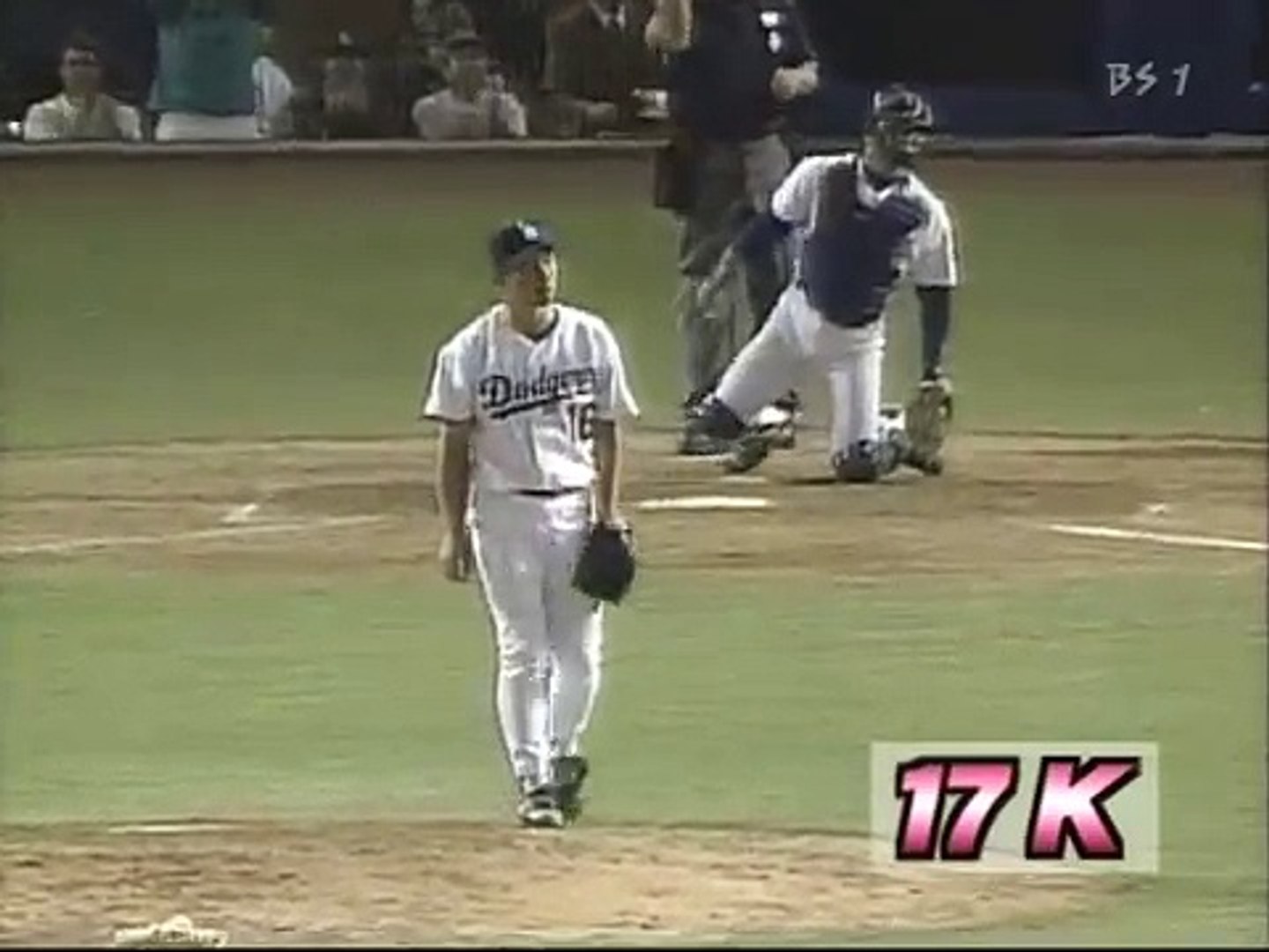 野茂英雄 1試合 17奪三振 ドジャース メジャー Mlb 1996年 Video Dailymotion