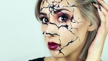 Pitre fissuré visage maquillage tutoriel Halloween