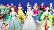 Disney Princess Bath Paints Activity Set and Glitter Glider Magiclip Dolls | Paint Surpris