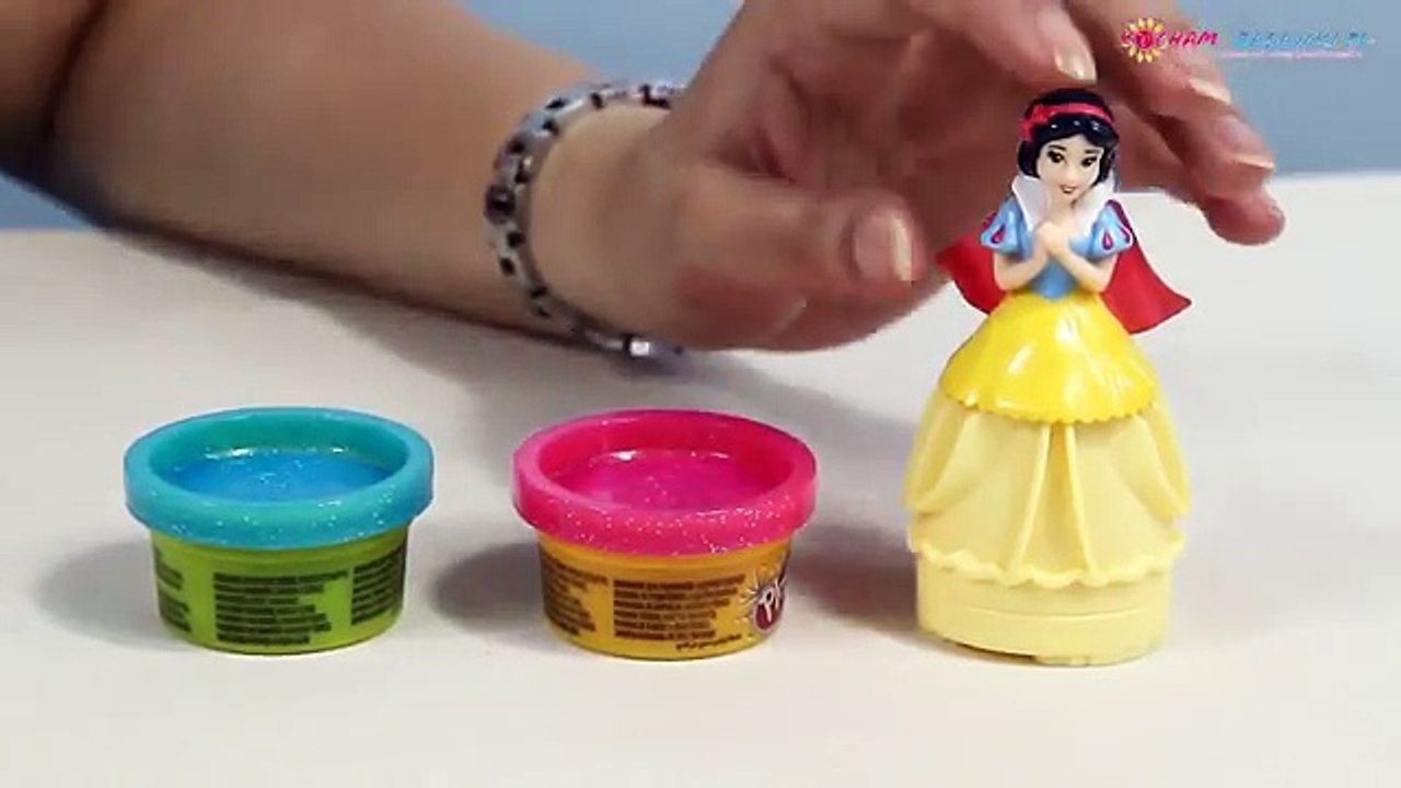 Фигура совпадение Смешивание играть-DOH Принцесса снег белый п сказочных принцесс принцесса Sniezana