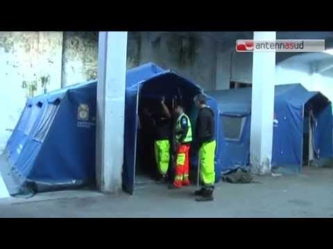 TG 04.11.14 Migranti Santa Chiara nella sede della ex Set al quartiere Libertà