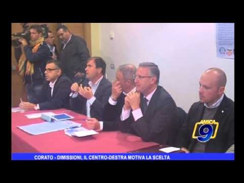 Corato | Dimissioni, il centro-destra motiva la scelta
