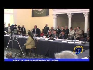 Barletta | Linee Programmatiche e debiti
